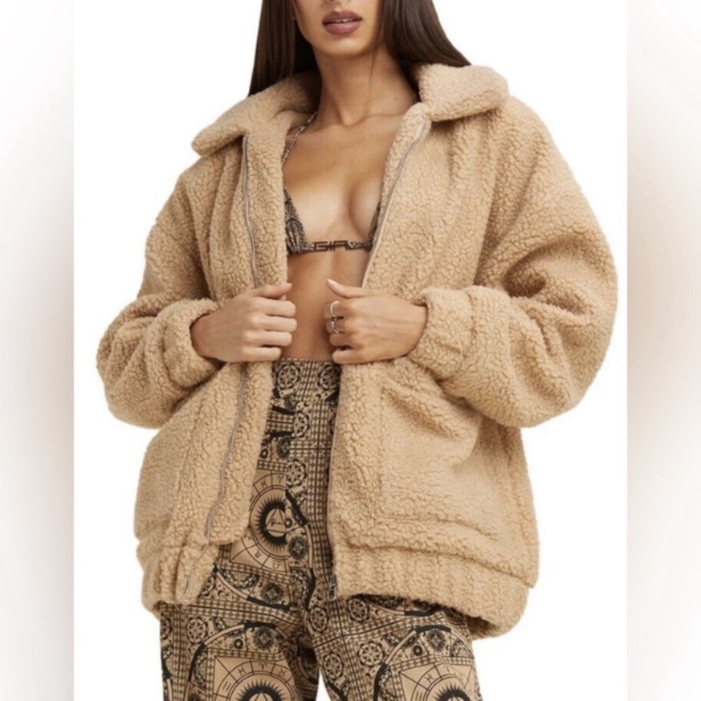 I.AM.GIA Tan Teddy Jacket